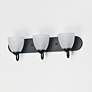 4_Maxim Axis 24" Wide Black 3-Light Strip Bath Vanity more views
