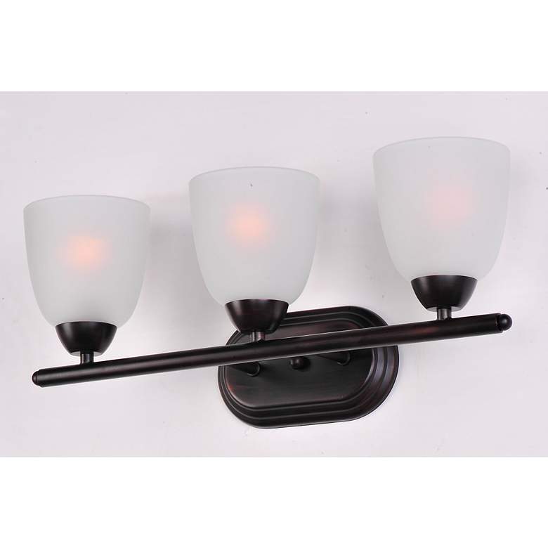 Image 1 Maxim Axis 3-Light Bath Vanity Wall Light