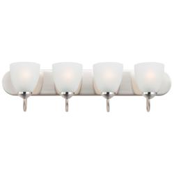 Maxim Axis 30" Wide Polished Chrome 4-Light Strip Bath Vanity