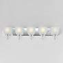 2_Maxim Axis 36" Wide Polished Chrome 5-Light Strip Bath Vanity more views