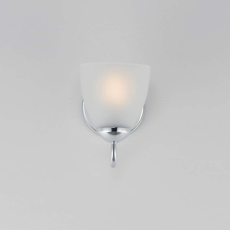Image 3 Maxim Axis 7 1/2" High Polished Chrome 1-Light Strip Bath Vanity more views