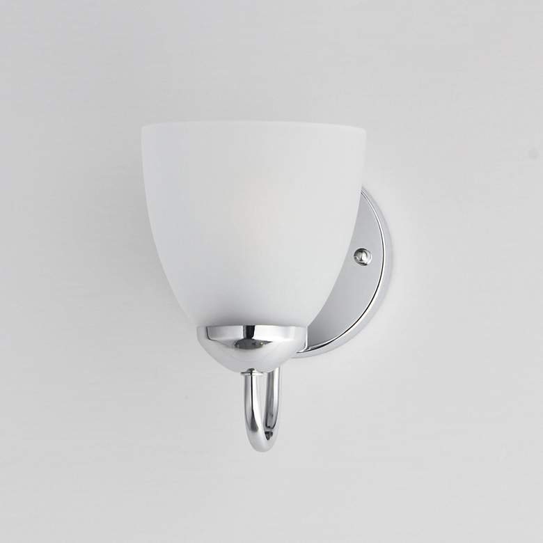 Image 4 Maxim Axis 7 1/2" High Polished Chrome 1-Light Strip Bath Vanity more views