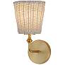 1_Maxim Baja 12" High Natural Aged Brass 1-Light Sconce