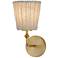 Maxim Baja 12" High Natural Aged Brass 1-Light Sconce