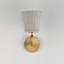 2_Maxim Baja 12" High Natural Aged Brass 1-Light Sconce more views