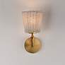 3_Maxim Baja 12" High Natural Aged Brass 1-Light Sconce more views