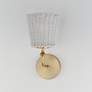 4_Maxim Baja 12" High Natural Aged Brass 1-Light Sconce more views
