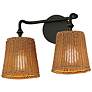 1_Maxim Baja 15" Wide Dark Bronze 2-Light Wall Sconce