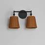 2_Maxim Baja 15" Wide Dark Bronze 2-Light Wall Sconce more views