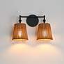 3_Maxim Baja 15" Wide Dark Bronze 2-Light Wall Sconce more views