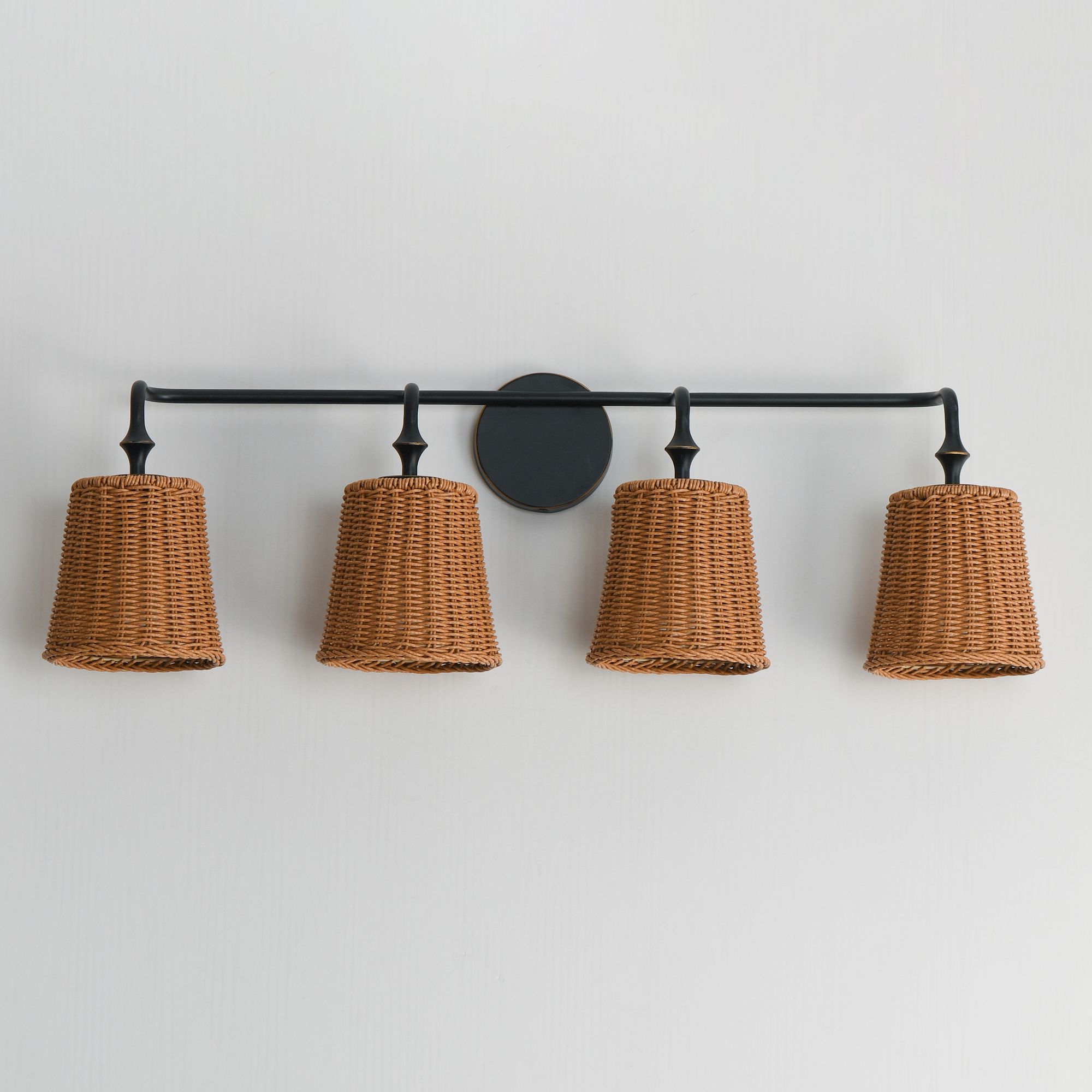 Image 2 Maxim Baja 33" Wide Dark Bronze 4-Light Bath Vanity more views