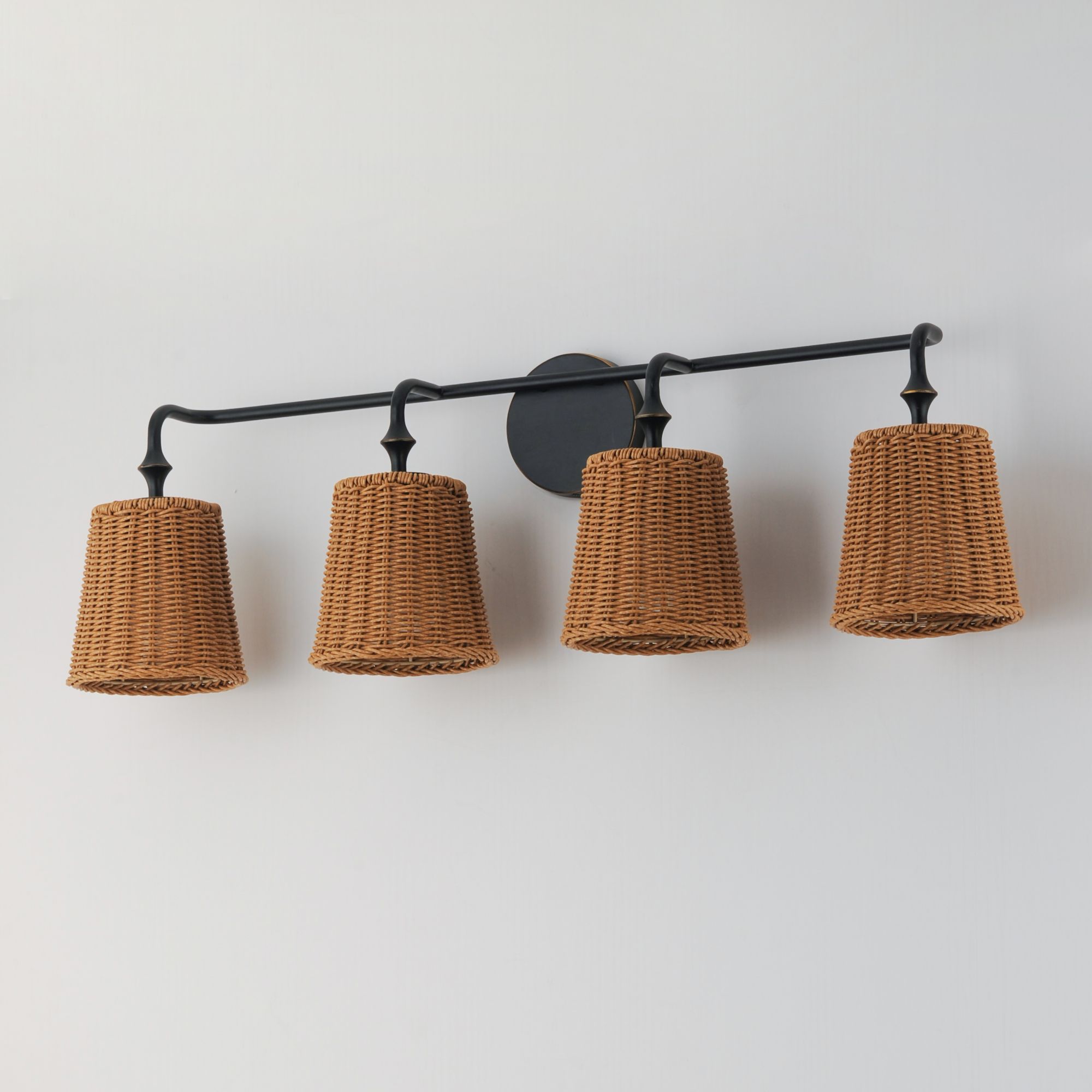 Image 4 Maxim Baja 33" Wide Dark Bronze 4-Light Bath Vanity more views