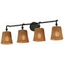 1_Maxim Baja 33" Wide Dark Bronze 4-Light Bath Vanity