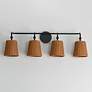 2_Maxim Baja 33" Wide Dark Bronze 4-Light Bath Vanity more views