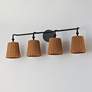 4_Maxim Baja 33" Wide Dark Bronze 4-Light Bath Vanity more views