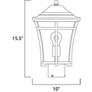 2_Maxim Balboa VX 15 1/2" High Copper Outdoor Post Light more views
