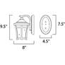 2_Maxim Balboa VX 9 1/2" High Copper Oxide Wall Light more views