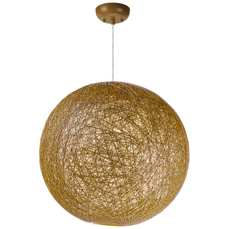 Image 3 Maxim Bali 19" Wide Ball Globe Modern Pendant Light
