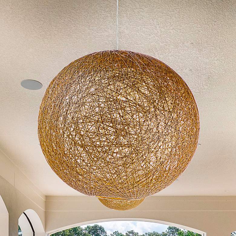 Image 2 Maxim Bali 19" Wide Ball Globe Modern Pendant Light