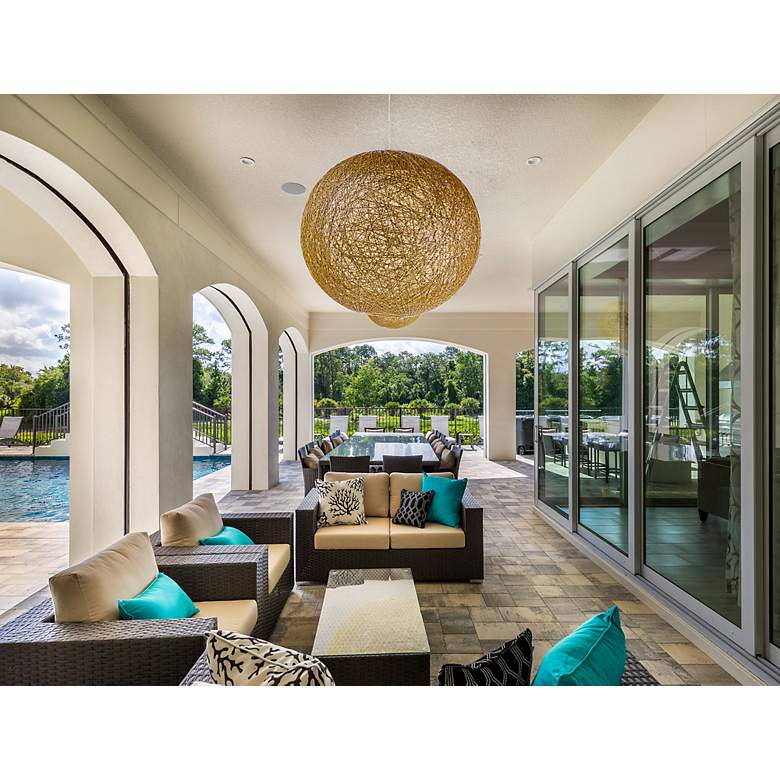 Image 4 Maxim Bali 19" Wide Ball Globe Modern Pendant Light more views