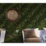 5_Maxim Bali 24" Wide Chocolate Weave Outdoor Pendant Light more views