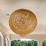 2_Maxim Bali 24" Wide Natural Hemp Twine Orb Pendant Light
