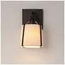 3_Maxim Bandera 10 1/2" High Dark Bronze 1-Light Wall Sconce more views
