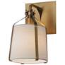 2_Maxim Bandera 10 1/2" High Natural Aged Brass 1-Light Wall Sconce