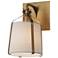 Maxim Bandera 10 1/2" High Natural Aged Brass 1-Light Wall Sconce