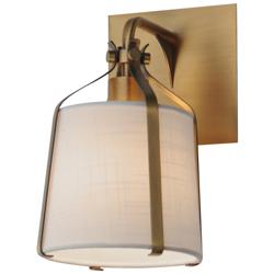 Maxim  Bandera 10 1/2" High Natural Aged Brass 1-Light Wall Sconce