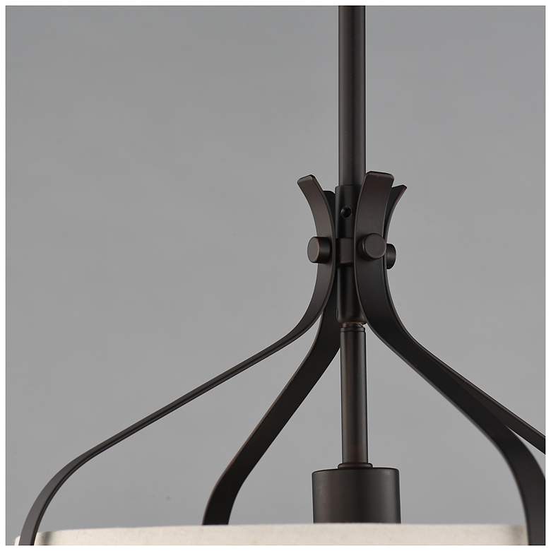 Image 5 Maxim Bandera 14" Dark Bronze 1-Light Pendant more views