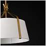5_Maxim Bandera 14" Natural Aged Brass 1-Light Pendant more views