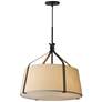 1_Maxim Bandera 20" Dark Bronze 3-Light Pendant