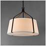 2_Maxim Bandera 20" Dark Bronze 3-Light Pendant more views