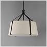3_Maxim Bandera 20" Dark Bronze 3-Light Pendant more views