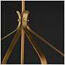 5_Maxim Bandera 20" Natural Aged Brass 3-Light Pendant more views