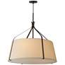 1_Maxim Bandera 30" Dark Bronze 4-Light Pendant