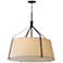Maxim Bandera 30" Dark Bronze 4-Light Pendant
