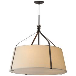 Maxim Bandera 30" Dark Bronze 4-Light Pendant