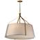 Maxim Bandera 30" Natural Aged Brass 4-Light Pendant