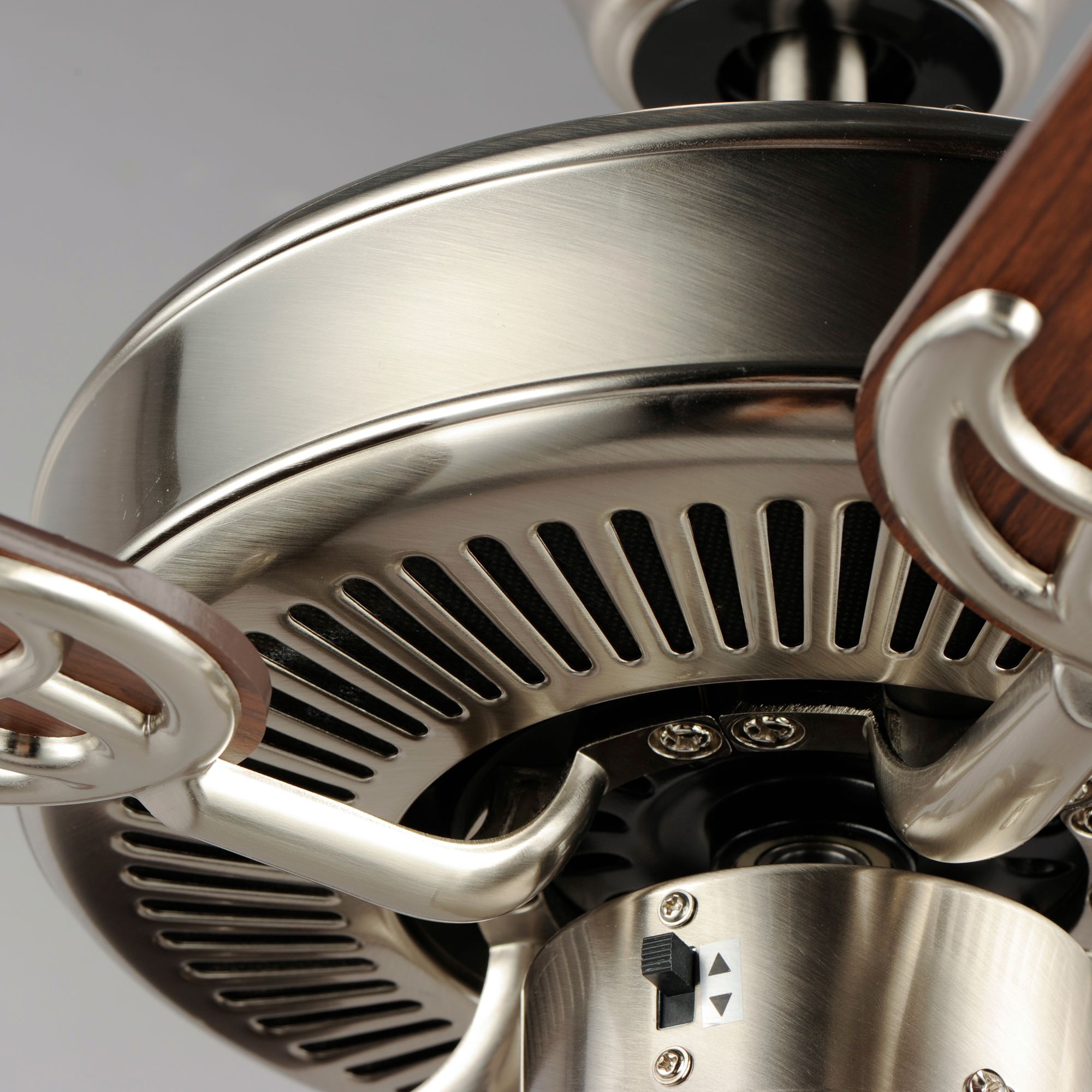 Image 3 Maxim Basic-Max 52" Nickel Fan LED 4-Light Walnut/Pecan Blades more views