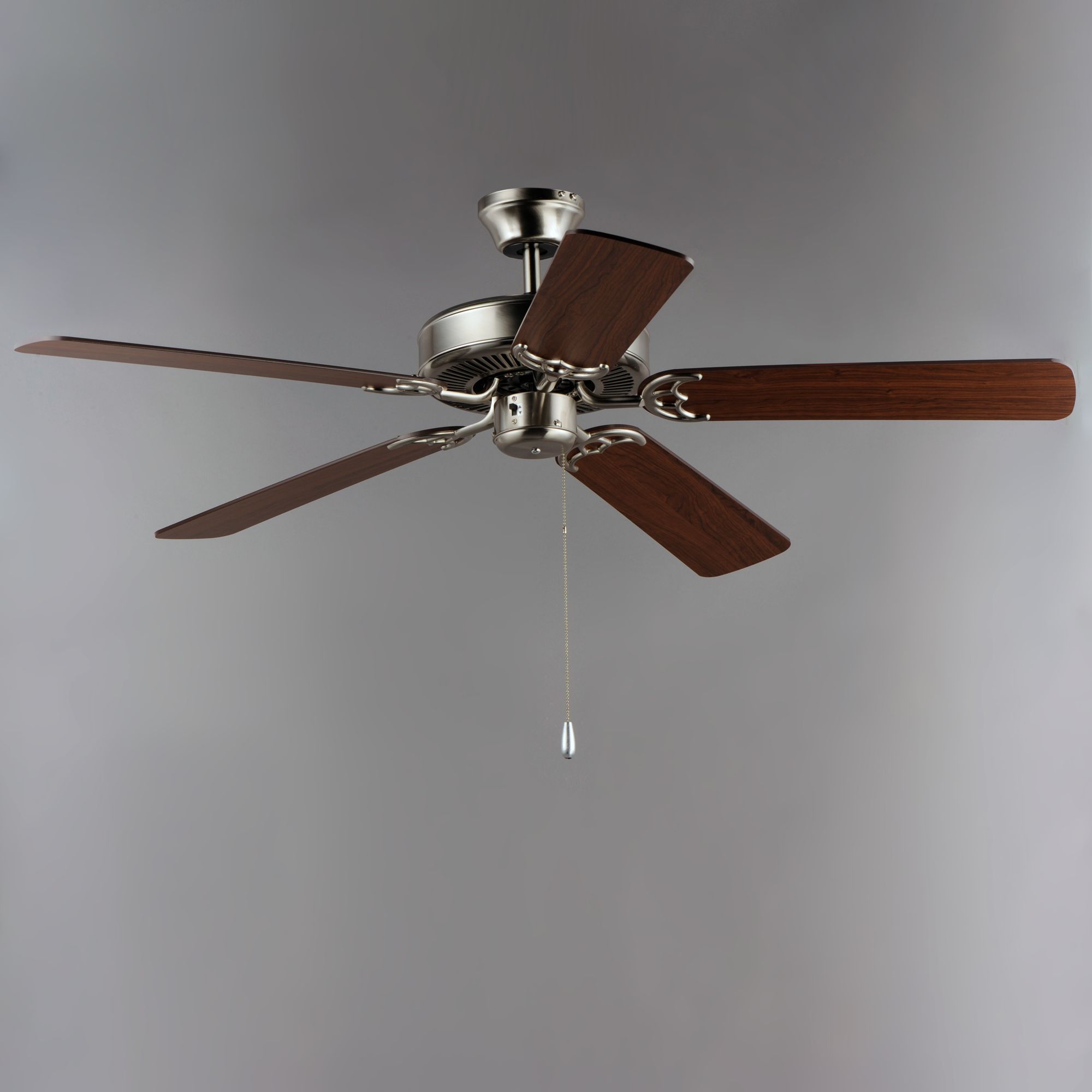 Image 4 Maxim Basic-Max 52" Nickel Fan LED 4-Light Walnut/Pecan Blades more views