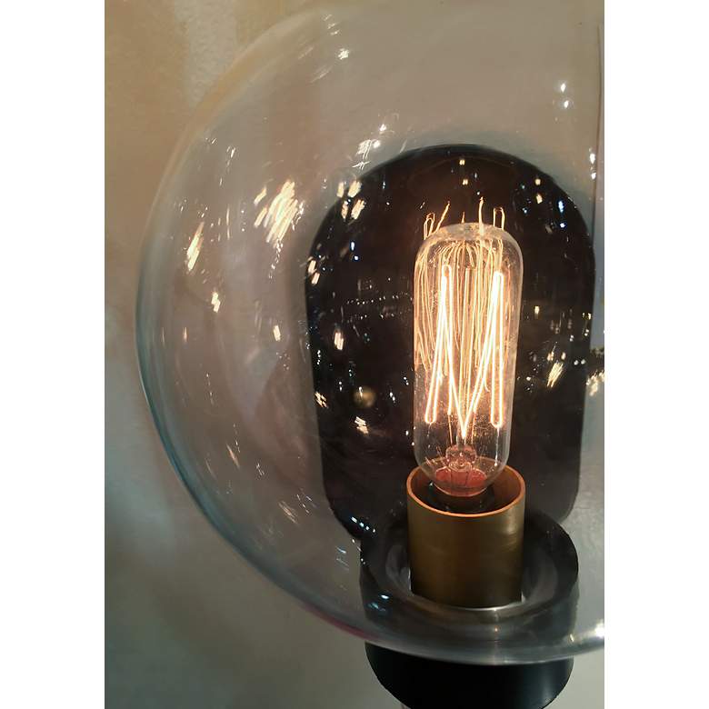 Image 4 Maxim Bauhaus 10 1/2" High Bronze Wall Sconce more views