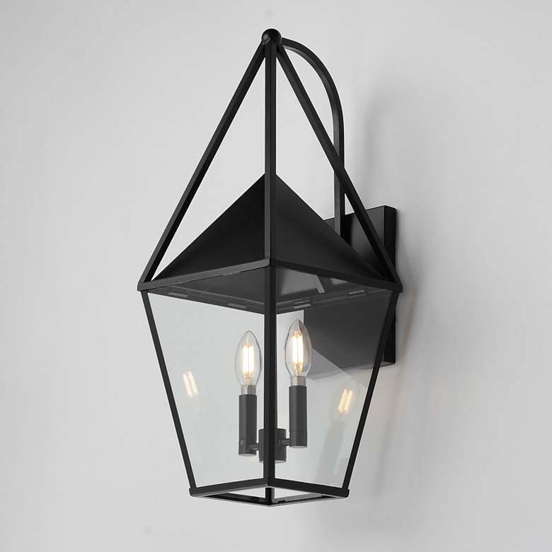 Image 5 Maxim Bavaria 22 3/4" High Black Large 2-Light Outdoor Wall Sconce more views