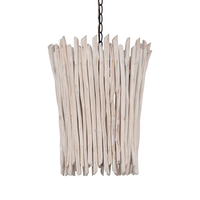 Image 2 Maxim Baywood 14" Wide Textured Bronze 1-Light Pendant more views