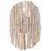 Maxim Baywood 18" High Weathered White/Bronze Wall Sconce