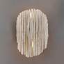 2_Maxim Baywood 18" High Weathered White/Bronze Wall Sconce more views