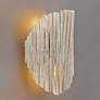 3_Maxim Baywood 18" High Weathered White/Bronze Wall Sconce more views