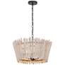 1_Maxim Baywood 24" Wide Textured Bronze 4-Light Chandelier