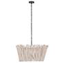 2_Maxim Baywood 24" Wide Textured Bronze 4-Light Chandelier more views